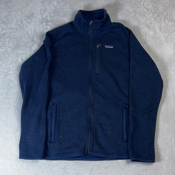 Patagonia Jackets & Blazers - Patagonia Better Sweater Jacket Men's Navy Blue Fleece Size M Full Zip Outdoor